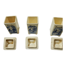 Charger l'image dans la galerie, Ditmar Urbach. Ensemble de pots à épices vintage en céramique tchèque. Epoque 1930.