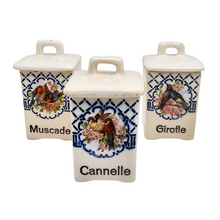 Charger l'image dans la galerie, Ensemble de 6 pots à épices Ditmar Urbach, décor d’oiseaux, Tchécoslovaquie, années 1930-1940 Le Charme des Violettes - Brocante en ligne