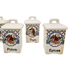 Charger l'image dans la galerie, Ensemble de 6 pots à épices Ditmar Urbach, décor d’oiseaux, Tchécoslovaquie, années 1930-1940 Le Charme des Violettes - Brocante en ligne