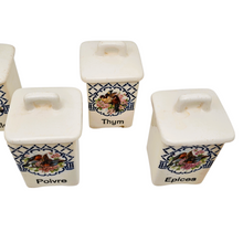 Charger l'image dans la galerie, Ensemble de 6 pots à épices Ditmar Urbach, décor d’oiseaux, Tchécoslovaquie, années 1930-1940 Le Charme des Violettes - Brocante en ligne