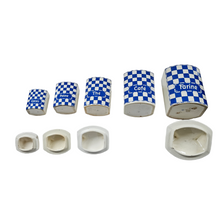 Afbeelding in Gallery-weergave laden, Serie van 5 Art Deco aardewerk huishoud- en kruidenpotjes