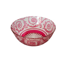 Charger l'image dans la galerie, Baccarat (attribué à) - Coupelle en cristal doublé rose gravé et dégagé à l'acide, circa 1900 Le Charme des Violettes - Brocante en ligne
