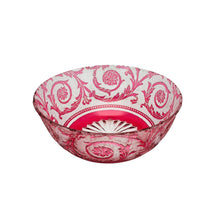 Charger l'image dans la galerie, Baccarat (attribué à) - Coupelle en cristal doublé rose gravé et dégagé à l'acide, circa 1900 Le Charme des Violettes - Brocante en ligne