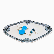 Load image into Gallery viewer, Saint-Amand and Hamage Nord. Terre de fer earthenware bowl Adrianople blue model