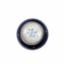Load image into Gallery viewer, Sèvres (in the taste of). Antique miniature vase in blue and gold porcelain