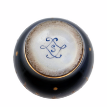 Load image into Gallery viewer, Sèvres (in the taste of). Antique miniature vase in blue and gold porcelain