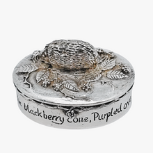 Load image into Gallery viewer, Silver Scenes, Suite de 3 petites boîtes anglaises vintage en étain plaqué argent, années 1980