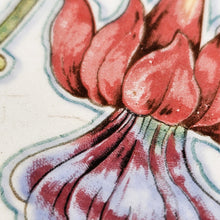 Load image into Gallery viewer, Sous-plat Art nouveau en céramique à décor floral, vers 1910 Le Charme des Violettes - Brocante en ligne