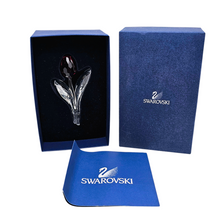 Load image into Gallery viewer, Swarovski. Duo of vintage red and yellow miniature tulips in cut crystal