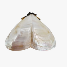 Load image into Gallery viewer, Tabatière victorienne en nacre blanche et métal argenté, fin XIXe