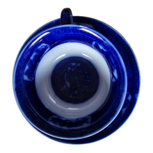 Charger l'image dans la galerie, Petrus Regout, Maastricht, fin XIXème. Tasse à soupe et sous-tasse en porcelaine.