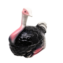 Charger l'image dans la galerie, Michel Caugant, Terrine zoomorphe en faïence en forme d'autruche, années 70 Le Charme des Violettes - Brocante en ligne