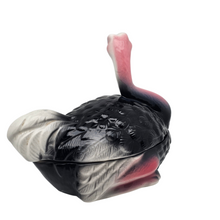 Charger l'image dans la galerie, Michel Caugant, Terrine zoomorphe en faïence en forme d'autruche, années 70 Le Charme des Violettes - Brocante en ligne