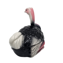 Charger l'image dans la galerie, Michel Caugant, Terrine zoomorphe en faïence en forme d'autruche, années 70 Le Charme des Violettes - Brocante en ligne