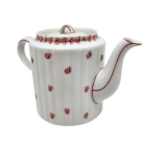 Charger l'image dans la galerie, Limoges, Haviland, Petite théière en porcelaine à décor de roses, années 1930-1950 Le Charme des Violettes - Brocante en ligne