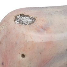 Load image into Gallery viewer, Jardinière en céramique vernissée rose et verte, début XXe