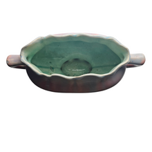 Load image into Gallery viewer, Jardinière en céramique vernissée rose et verte, début XXe