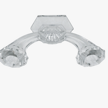 Charger l'image dans la galerie, Val Saint Lambert, Paire de candélabres en cristal, modèle Impérial, années 1940-1950