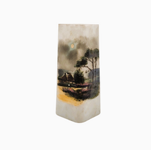 Load image into Gallery viewer, Wirths, vase en opaline décoré d'un paysage peint à la main, Deauville, années 1922-1930