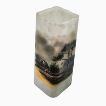 Load image into Gallery viewer, Wirths, vase en opaline décoré d'un paysage peint à la main, Deauville, années 1922-1930