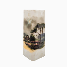 Load image into Gallery viewer, Wirths, vase en opaline décoré d'un paysage peint à la main, Deauville, années 1922-1930