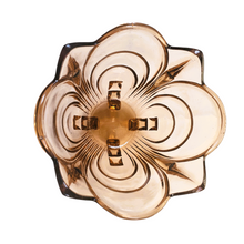 Charger l'image dans la galerie, Vase Art déco Walther & Söhne, Modèle Irene, en verre rose ambré avec pique-fleurs, années 1930 Le Charme des Violettes - Brocante en ligne