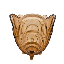 Charger l'image dans la galerie, Vase Art déco Walther & Söhne, Modèle Irene, en verre rose ambré avec pique-fleurs, années 1930 Le Charme des Violettes - Brocante en ligne