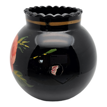Load image into Gallery viewer, From Rupel Boom? Art Deco ball vase in black glass