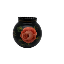 Load image into Gallery viewer, From Rupel Boom? Art Deco ball vase in black glass