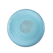 Load image into Gallery viewer, Portieux Vallerysthal 19th century. Turquoise opaline glass vase with ram heads and arabesques