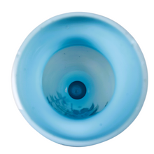 Charger l'image dans la galerie, Grand vase en opaline bleue à décor d’oiseaux, vers 1885-1910 Le Charme des Violettes - Brocante en ligne