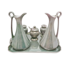 Charger l'image dans la galerie, Ménagère à condiments vintage en porcelaine tchèque Victoria China, entre 1918-1939