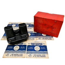 Charger l'image dans la galerie, Visionneuse Sawyer's View Master en bakélite avec 8 rouleaux, années 1940