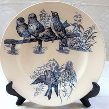 Load image into Gallery viewer, Jemappes. Assiette ancienne en faïence. Le charme des violettes - Brocante en ligne