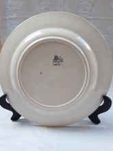 Load image into Gallery viewer, Jemappes. Assiette ancienne en faïence. Le charme des violettes - Brocante en ligne