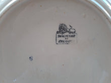 Load image into Gallery viewer, Jemappes. Assiette ancienne en faïence. Le charme des violettes - Brocante en ligne