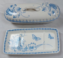 Afbeelding in Gallery-weergave laden, Objets de toilette Art nouveau en faïence de Boch La Louvière Le charme des violettes - Brocante en ligne