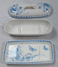 Afbeelding in Gallery-weergave laden, Objets de toilette Art nouveau en faïence de Boch La Louvière Le charme des violettes - Brocante en ligne