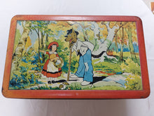 Load image into Gallery viewer, De Wulf Bruxelles. Boîte ancienne rétro au Petit Chaperon rouge. Le charme des violettes - Brocante en ligne