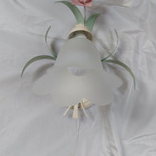 Afbeelding in Gallery-weergave laden, Applique globe tulipe vintage Le charme des violettes - Brocante en ligne