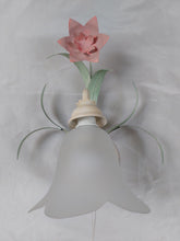 Afbeelding in Gallery-weergave laden, Applique globe tulipe vintage Le charme des violettes - Brocante en ligne