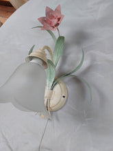 Afbeelding in Gallery-weergave laden, Applique globe tulipe vintage Le charme des violettes - Brocante en ligne