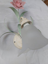 Afbeelding in Gallery-weergave laden, Applique globe tulipe vintage Le charme des violettes - Brocante en ligne
