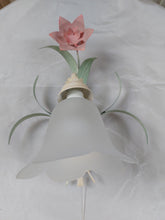 Afbeelding in Gallery-weergave laden, Applique globe tulipe vintage Le charme des violettes - Brocante en ligne