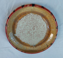 Afbeelding in Gallery-weergave laden, Plat Art déco en grès vernissé Le charme des violettes - Brocante en ligne