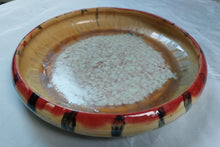 Afbeelding in Gallery-weergave laden, Plat Art déco en grès vernissé Le charme des violettes - Brocante en ligne