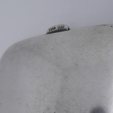 Load image into Gallery viewer, Art deco cigarette case in silver metal