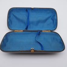 Load image into Gallery viewer, Napoleon III period cigar case in tortoiseshell and gilded brass and mother-of-pearl inlays