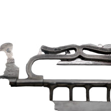 Load image into Gallery viewer, Set of 3 silver metal belt buckles, late 19th century, early 20th century