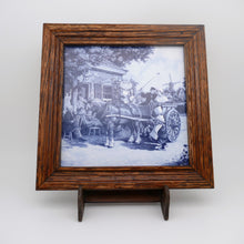 Charger l'image dans la galerie, Royal Mosa Holland. Carreau en céramique vintage bleu Delft.